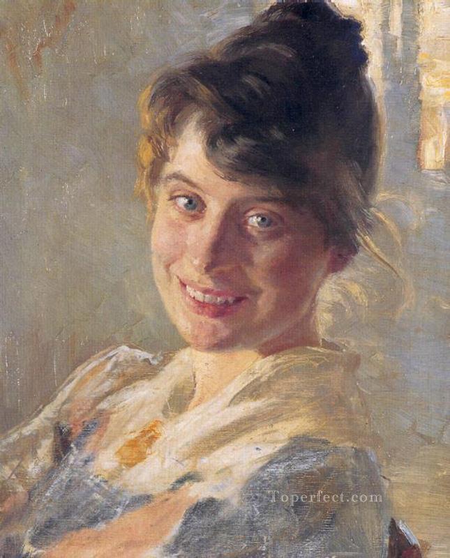 マリー・クロイヤー 1890年 ピーダー・セヴェリン・クロイヤー油絵